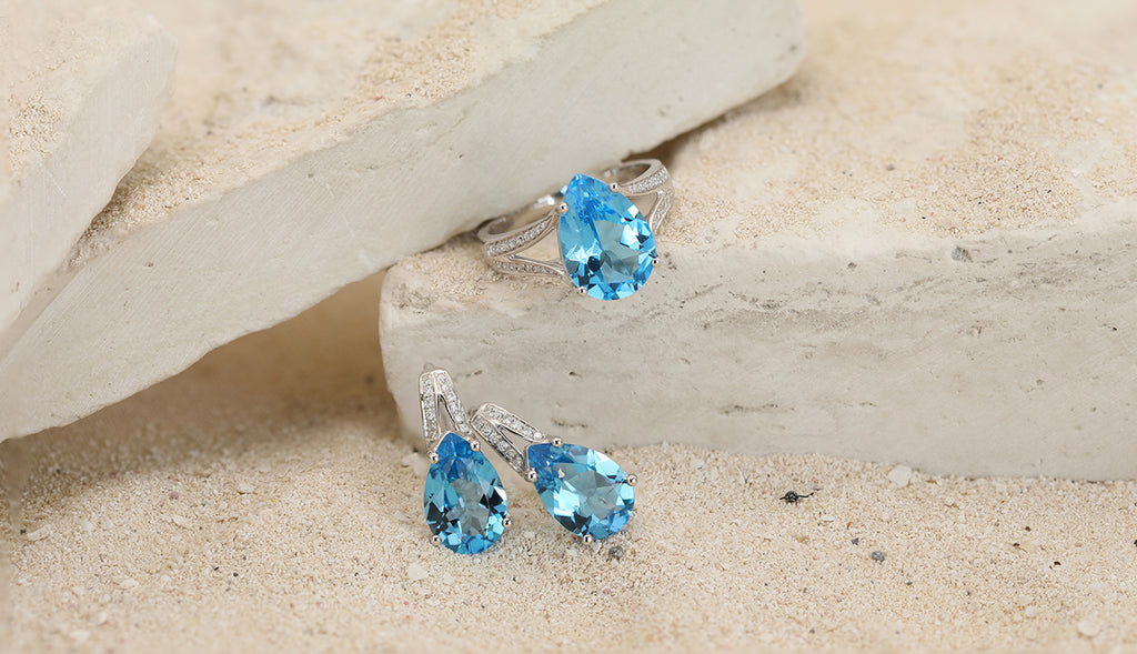 Joyería Eternity Diamonds de piedras de color, rubi, zafiro, esmeraldas, amatistas y topacio azul.